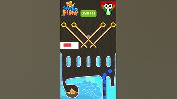 inavb Save the Fish Level 136 Android Gameplay #shorts #savethefish by inavb