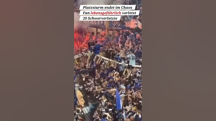 Tragödie beim HSV: Platzsturm endet im Chaos