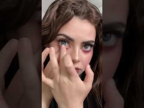 طريقة لبس العدسات