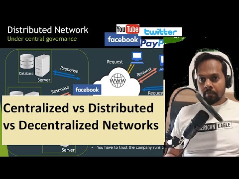 4- Centralized Vs Distributed Vs Decentralized Vs Blockchain Network