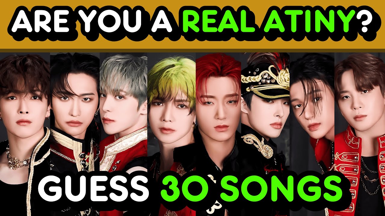 ❓ Guess 30 ATEEZ Songs: Are You A Real ATINY? 🎶💛 | KPOP QUIZ 🔥
