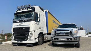 Отдохнули,пора и поработать,обзор Ford F-250 .Дальнобой по России на Volvo FH