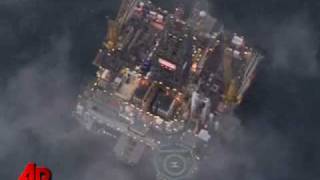 Raw Video: Rig Drills Well to Help Stop Spill