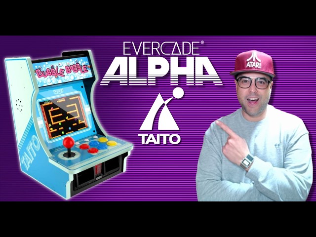Evercade Alpha Taito Unboxing of the New Arcade Machine - YouTube