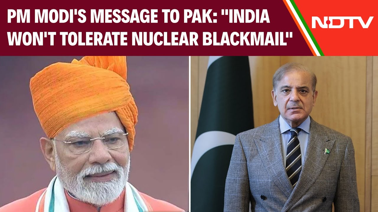 PM Modi News | "India Won't Tolerate Nuclear Blackmail": PM Modi's Big Message To Pakistan