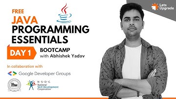 Day 1 | Introduction to JAVA | Java Programming Essentials Bootcamp (5 Days)