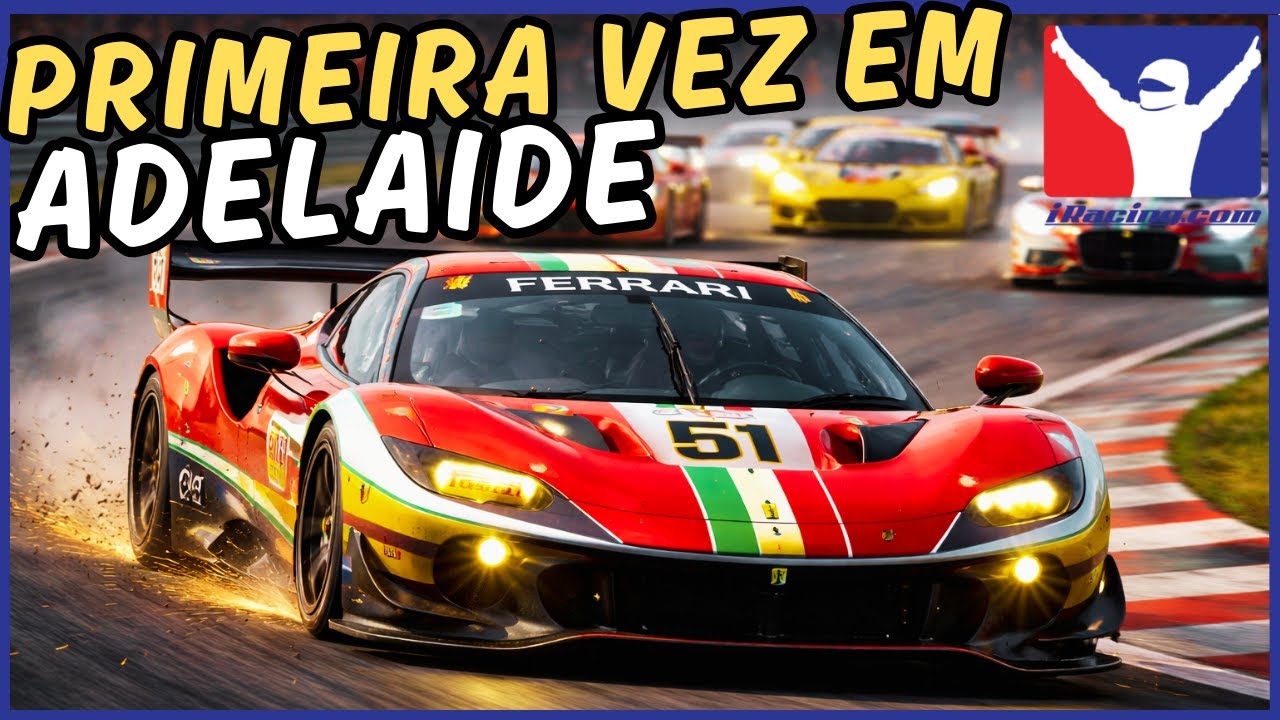 RASPANDO os muros de ADELAIDE no iRacing