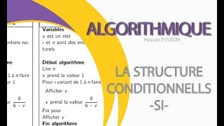 Leçon 3 Algorithmique:La structure conditionnelle -SI- | Darija