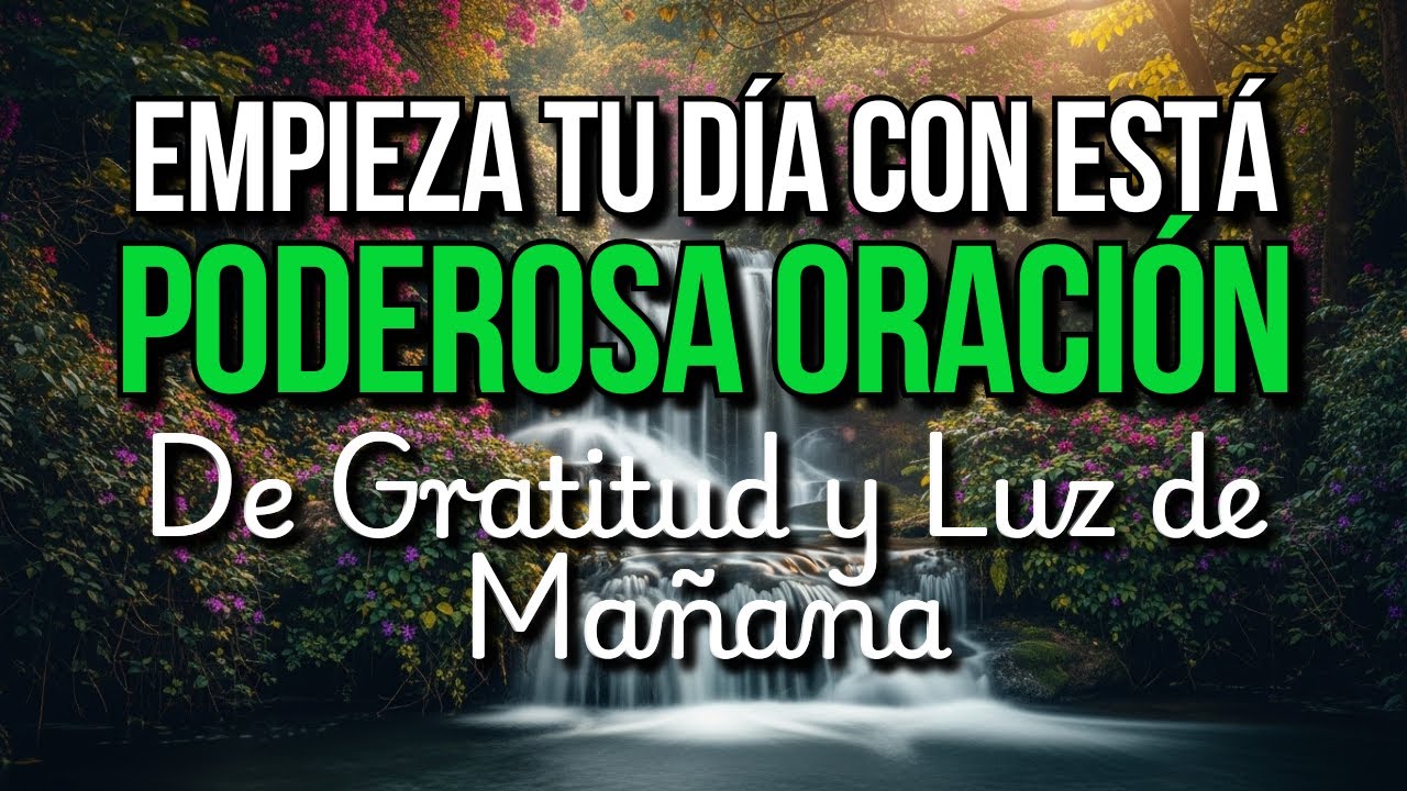 NO FUE SUERTE, FUE DIOS 🙏 | Oración de Gratitud para Renovar tu Fe y Empezar el Día con Paz