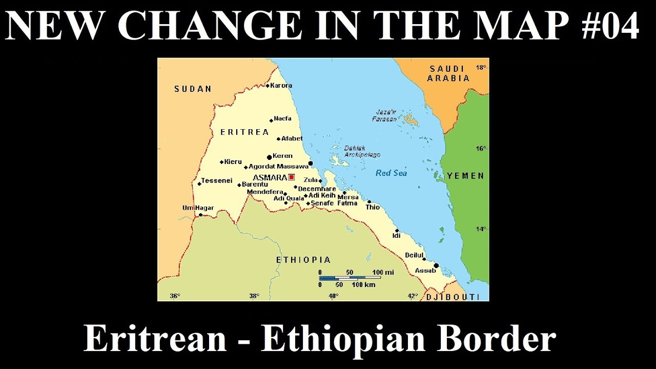 New Change in the Map  04 Ethiopia Finalizes Border 