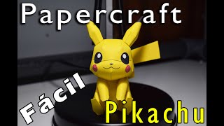 Como hacer a Pikachu de Papercraft | Fácil | TUTORIAL Como hacer a Pikachu de Papercraft | Fácil | TUTORIAL