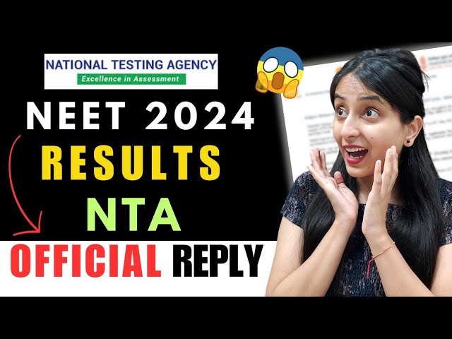 NTA Official Reply on NEET 2024 Results | Latest Update #neet #neet2024 #update class=