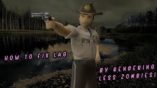 [TUTORIAL] How to boost Project Zomboid FPS by rendering LESS zombies! (clientside)