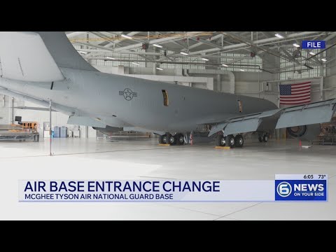 134th Refueling Wing plans to relocate base entrance as McGhee Tyson Airport grows