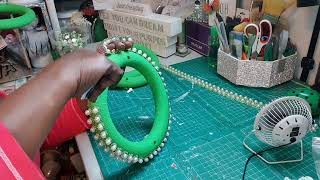 Dollar Tree Glam Foam Floral Ring Vase 💍 DIY