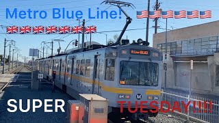 Metro Blue Line Super Tuesday at Waaaaassssshington!!! 🇺🇸🇺🇸🇬🇧🇬🇧