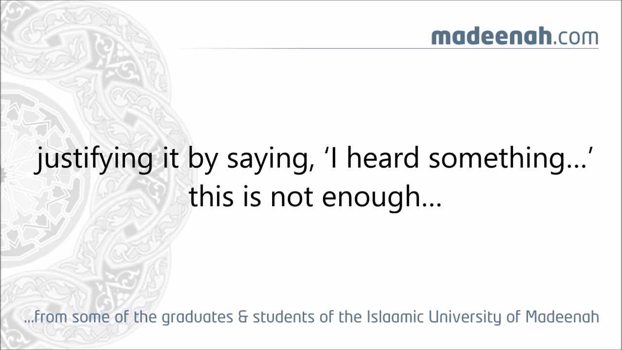 Being Reckless in Jarh wa Ta'deel is a Door to Evil - Shaykh Muhammad al-Imaam
