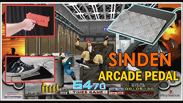 Sinden Arcade Pedal with Lightgun. - Unboxing and first try with 5 games - RetroPie on Raspberry Pi