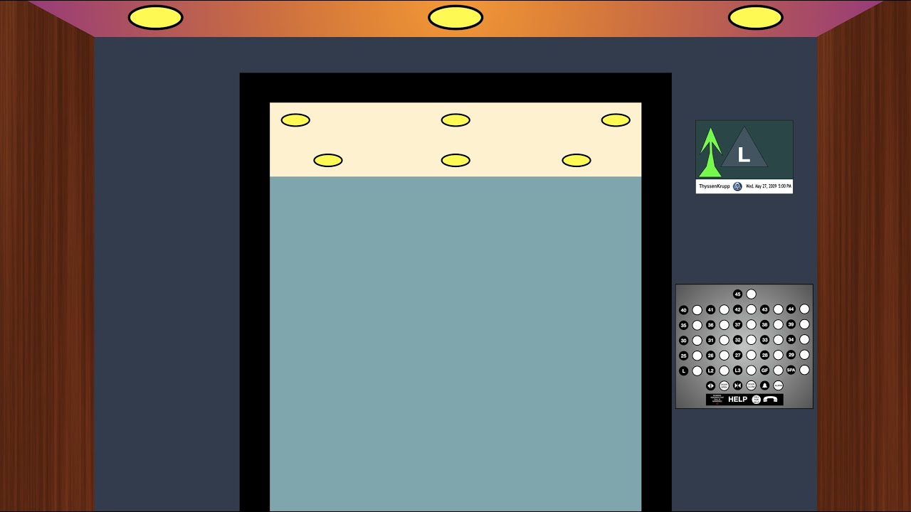 2023 Xavier Remake: ThyssenKrupp INSANE-FAST Elevator @ Peach & Daisy's Place South Wing (25-45) IA