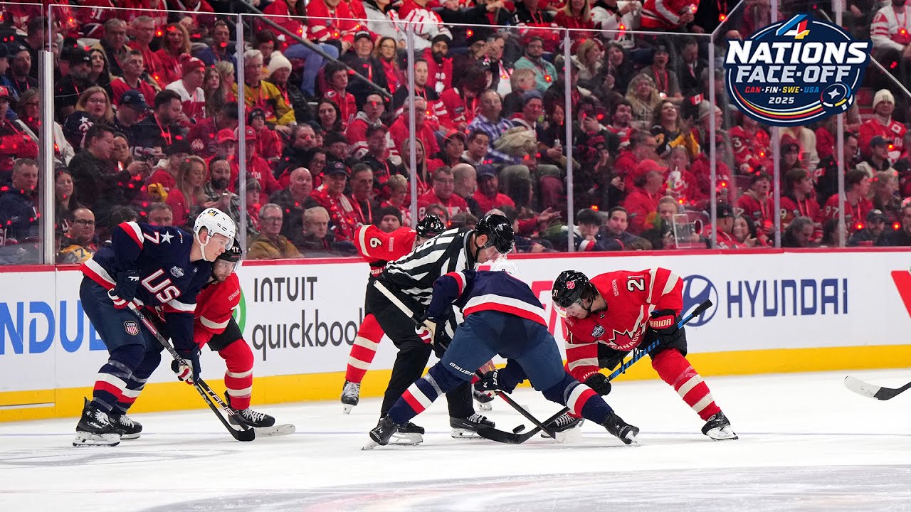 4 Nations Face-Off Mic Drop: USA vs. Canada - YouTube