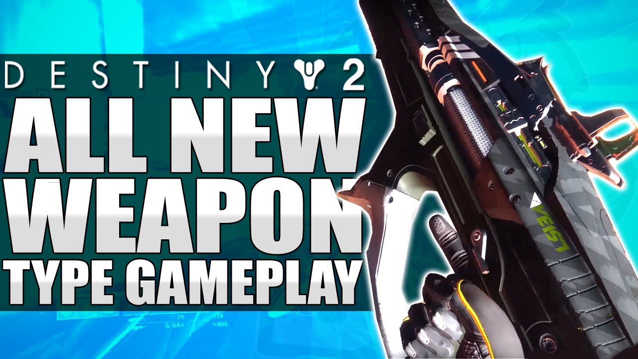 Destiny 2: NEW (ISH) WEAPON CLASS / TYPE GAMEPLAY! The Linear Fusion Rifle!