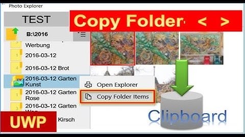 UWP: Copy Folder and Files to Clipboard