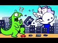Max Kong Destroys The Godzilla's City - Pencilanimation Short Animated Film