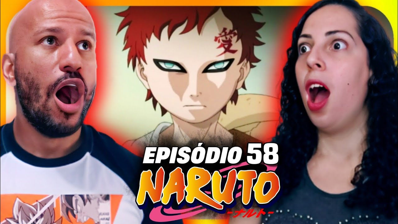O SEGREDO DE GAARA! NARUTO CLÁSSICO EP 58 [REACT E ANÁLISE]