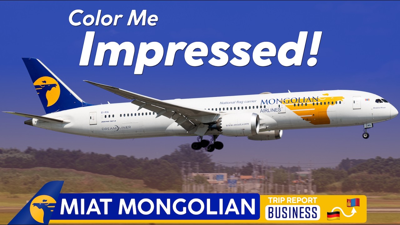 Впечатляюще от полета на MIAT MONGOLIAN ✦ Бизнес-класс на 787-9 ✦ Франкфурт — Улан-Батор @tfft