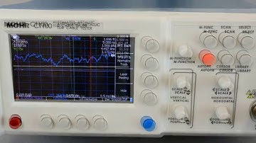 TDR Cable Tester - Difference (Subtraction) Traces (MOHR CT100 Ch. 12) Time Domain Reflectometer