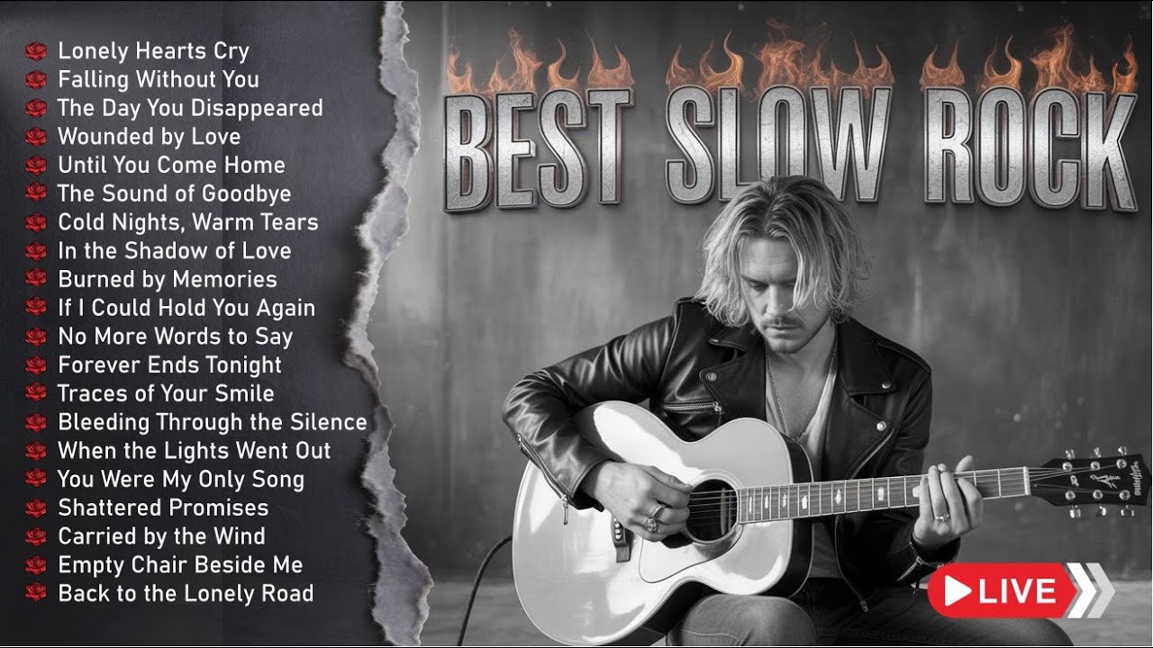 EMOTIONAL SAD SLOW ROCK SONGS | BEST ROCK BALLAD 2025 | Relaxing Playlist