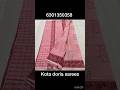 Kota doria hand block print sarees | #kotasareeslovers #vanithagallery #6301350358