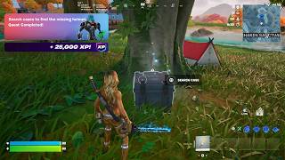 Fortnite - Search Cases To Find The Missing Helmet (Assemble The Guardian Quests)