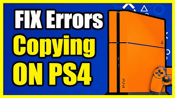 How to FIX PS4 Copying Update Error (Easy Solution)