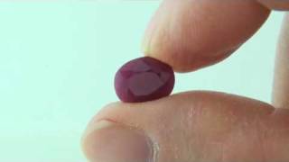 Famous Natural 3.45 Carat Oval Cut Genuine Ruby Gemstone Net Worth