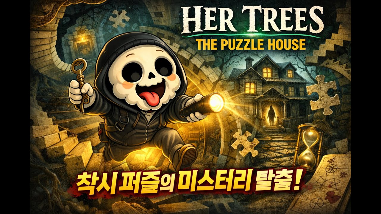 수상한 곳에서 수수께끼를 풀어 탈출하자