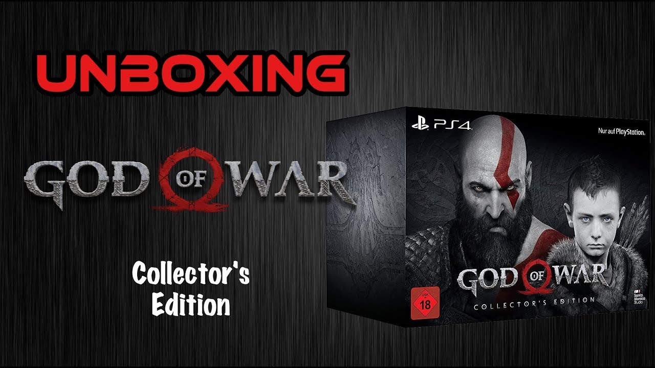 God of War Collector's Edition PS4 Unboxing YouTube