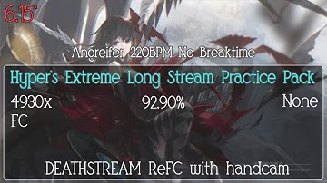 220BPM DEATHSTREAM ReFC with handcam