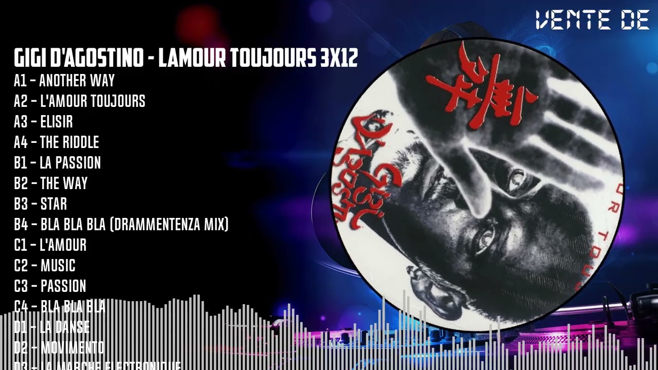 Gigi D'agostino - L'amour Toujours 3x12 [BLACK] (ZYX20536-1) - YouTube
