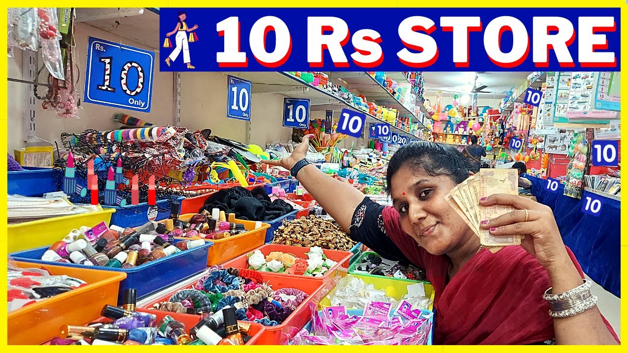 10 ரூபாய் கடை | Buy anything for Rs10 😲 Kitchen Organisers, Beauty Accessories, Home Organizers etc.