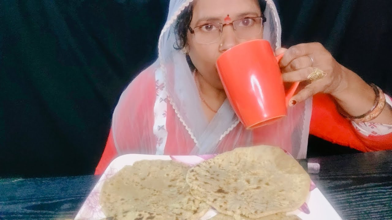 Paratha 😋 and chai 🤤 please support me 🙏🥰