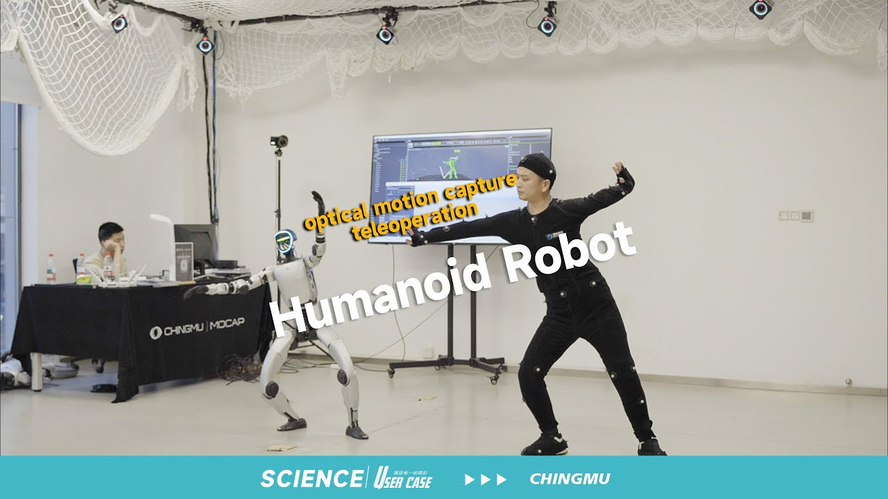 Humanoid robot based on optical motion capture teleoperation