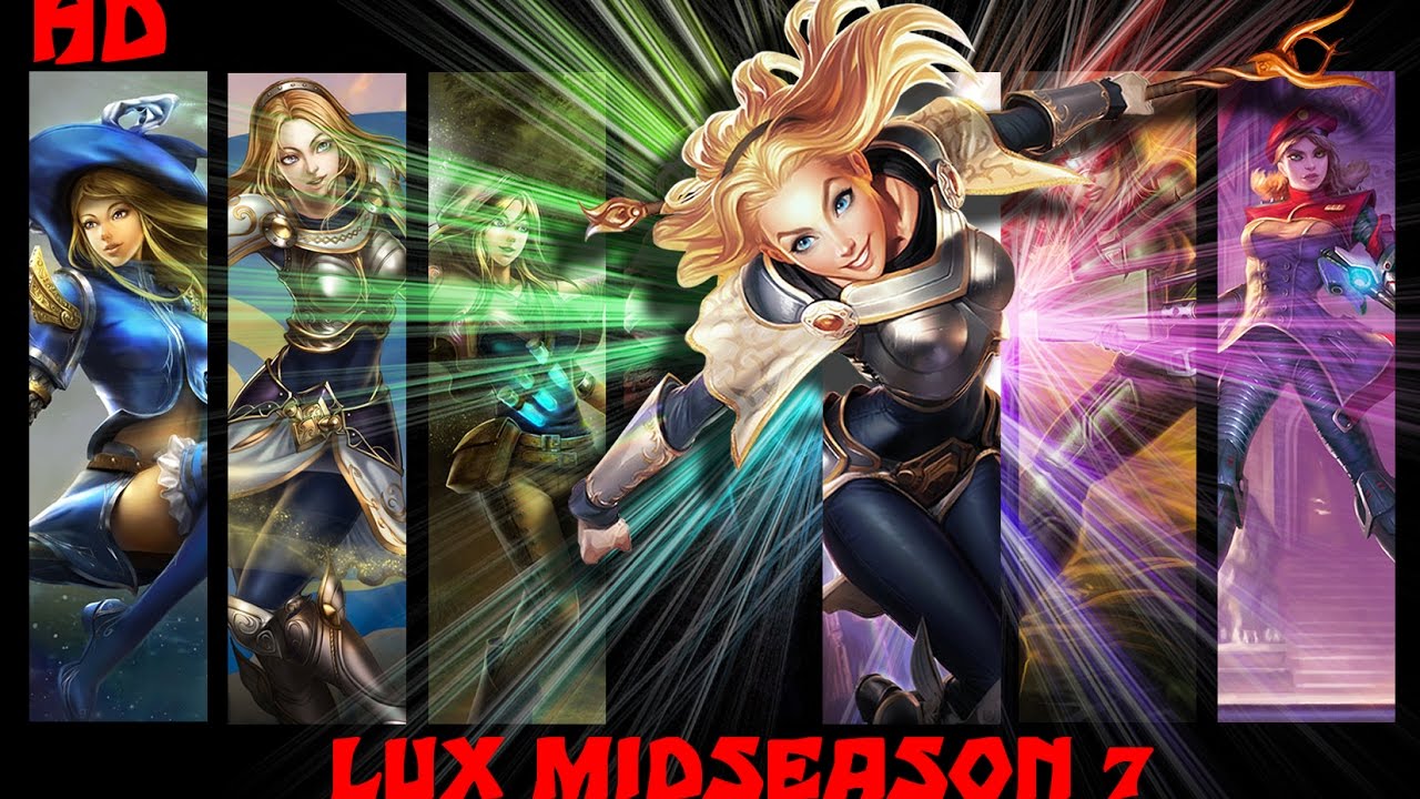 Lux Midseason 7 | Tilt your enemies | Easy Midlane 2017 | League of Legends German HD