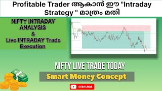 Live Intraday Trading Strategy Using SMART MONEY CONCEPTS in Malayalam