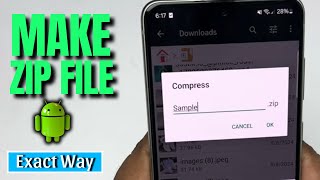 How to make zip file android without any software & Internet screenshot 4
