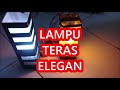 LAMPU TERAS ELEGAN DARI PARALON PVC