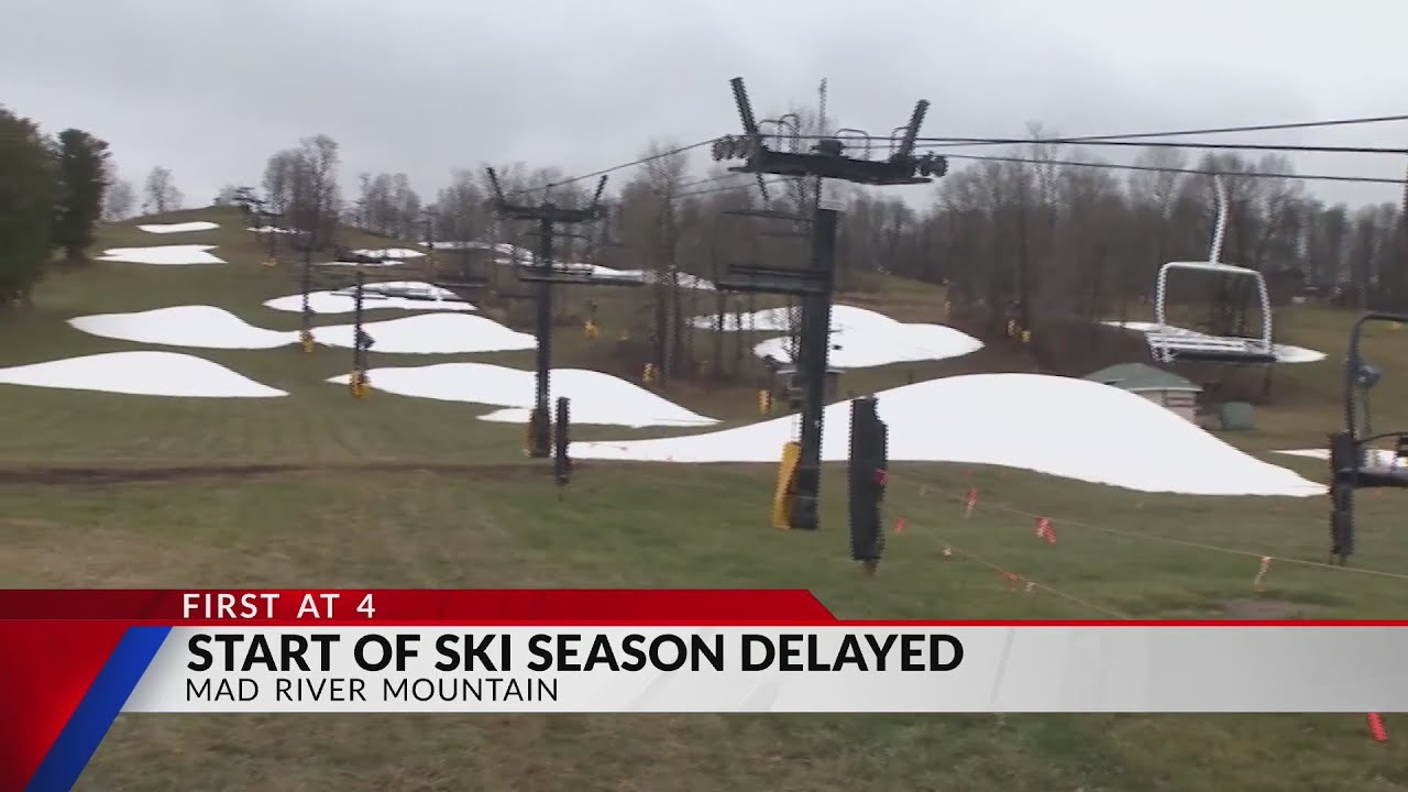 Warm temperatures delay ski season at Mad River Mountain