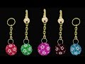 DIY - How To Make a Keychain (Ball Shape) || Beaded Soccer Ball Keychain