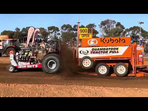 Tractor pulling  racing Quambatook Australia Titles 2024