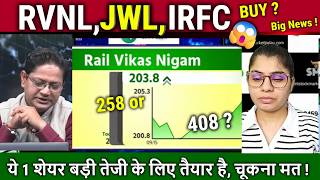 RVNL,JWL,IRFC share latest news😱Buy or Sell ?/JWL,RVNL,IRFC ofs/target 2030/railway stocks Analysis